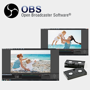 DigitPro VHS to DVD Wizard with USB Video Grabber, USB Video Capture Card, RCA to USB Converter, Hi8 Mini DV to DVD Converter for Tape Player Camcorder Camera PC TV, Windows Mac OS Compatible