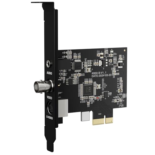 DigitPro PCIE Express Video Capture Board, PCIE Video Capture Card, Support Windows 7, 10, 11 and Linux Systems