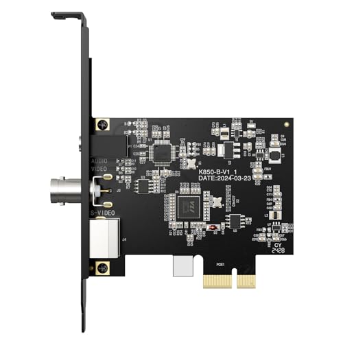 DigitPro PCIE Express Video Capture Board, PCIE Video Capture Card, Support Windows 7, 10, 11 and Linux Systems