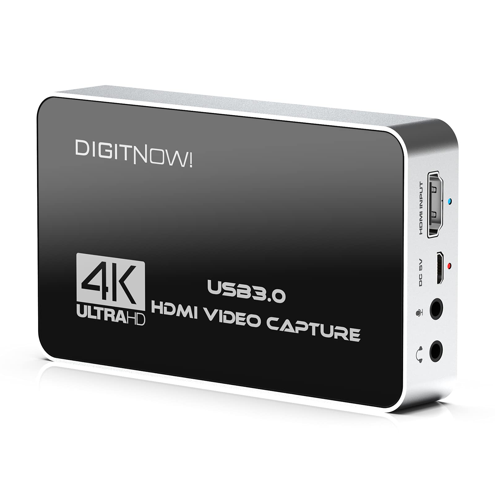 DigitPro Capture Card 4K 60FPS, Video Capture Card, USB3.0 HDMI Capture CardGame Capture for Streaming Recording, Work with PS4 PS5 X Box OBS Twitch, PC Windows Mac Linux Android Compatible