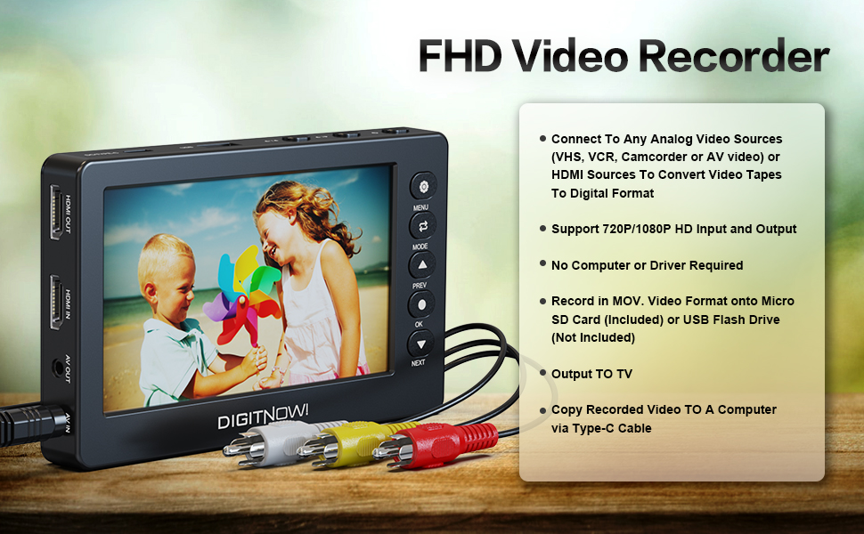 VHS to digital converter